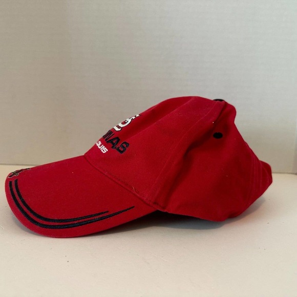 T.E.I. St Louis Cardinals Red Ball Cap Hat Embroidered Logo Adjustable Baseball - Picture 4 of 8